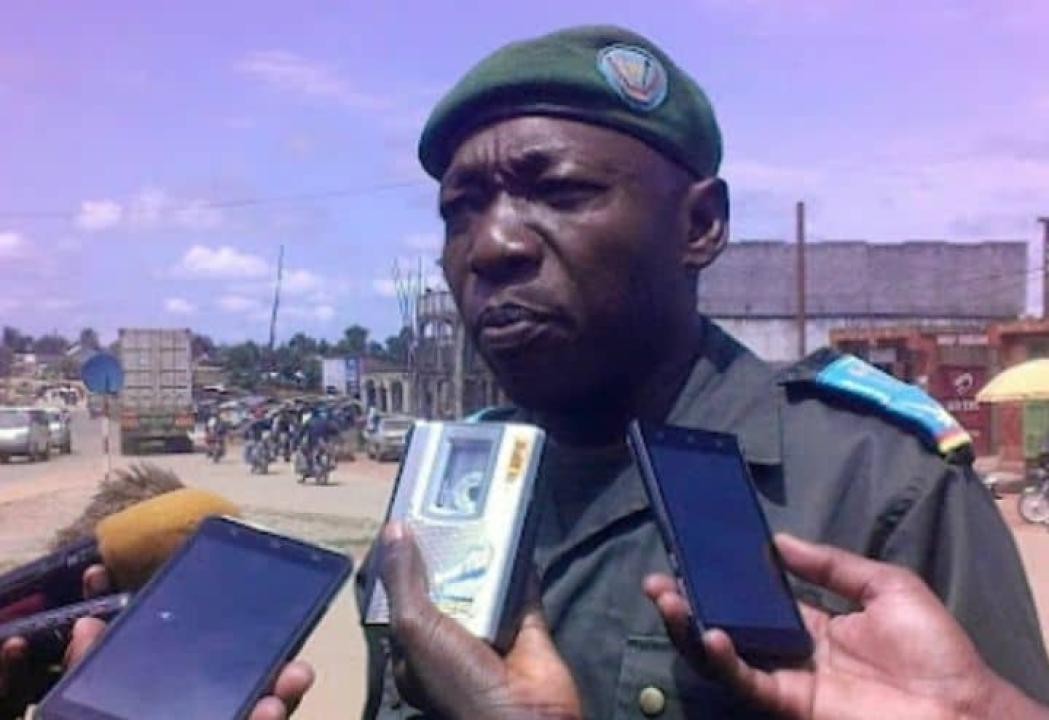 Le porte-parole des opérations conjointes FARDC-UPDF contre les ADF, le lieutenant-colonel Mak Hazukay