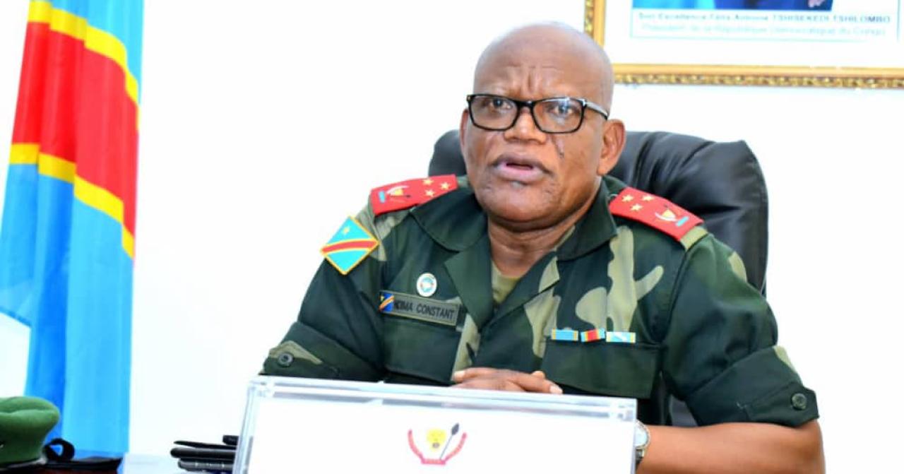 Le gouverneur militaire du Nord-Kivu le Lieutenant-Général Constant Ndima