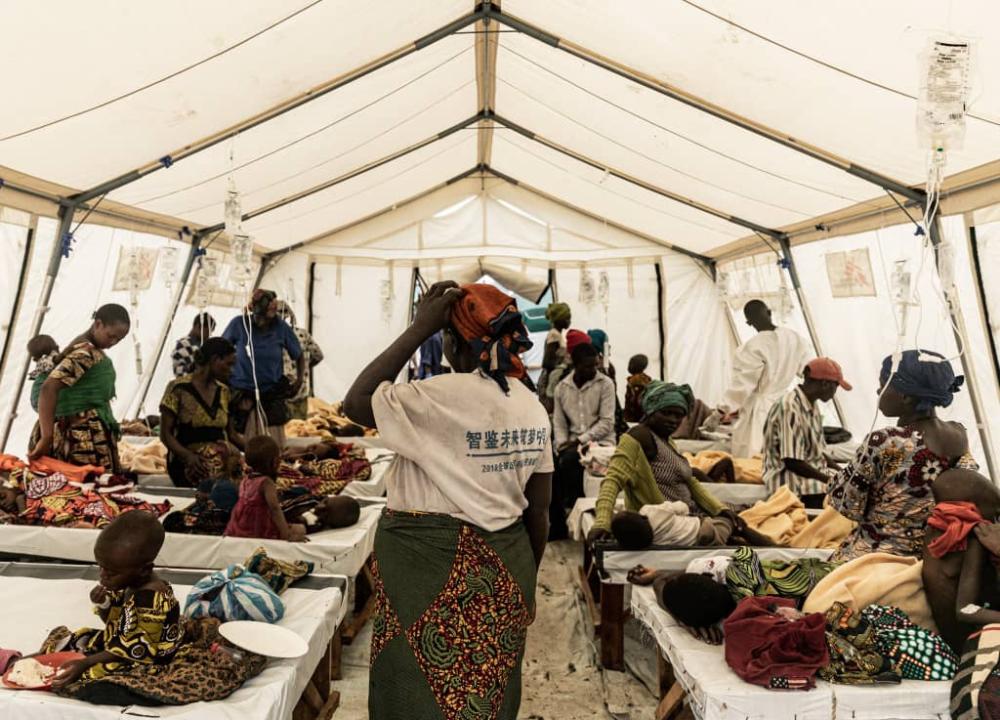 Un centre de traitement mis en place par MSF au profit des déplacés de Bulengo