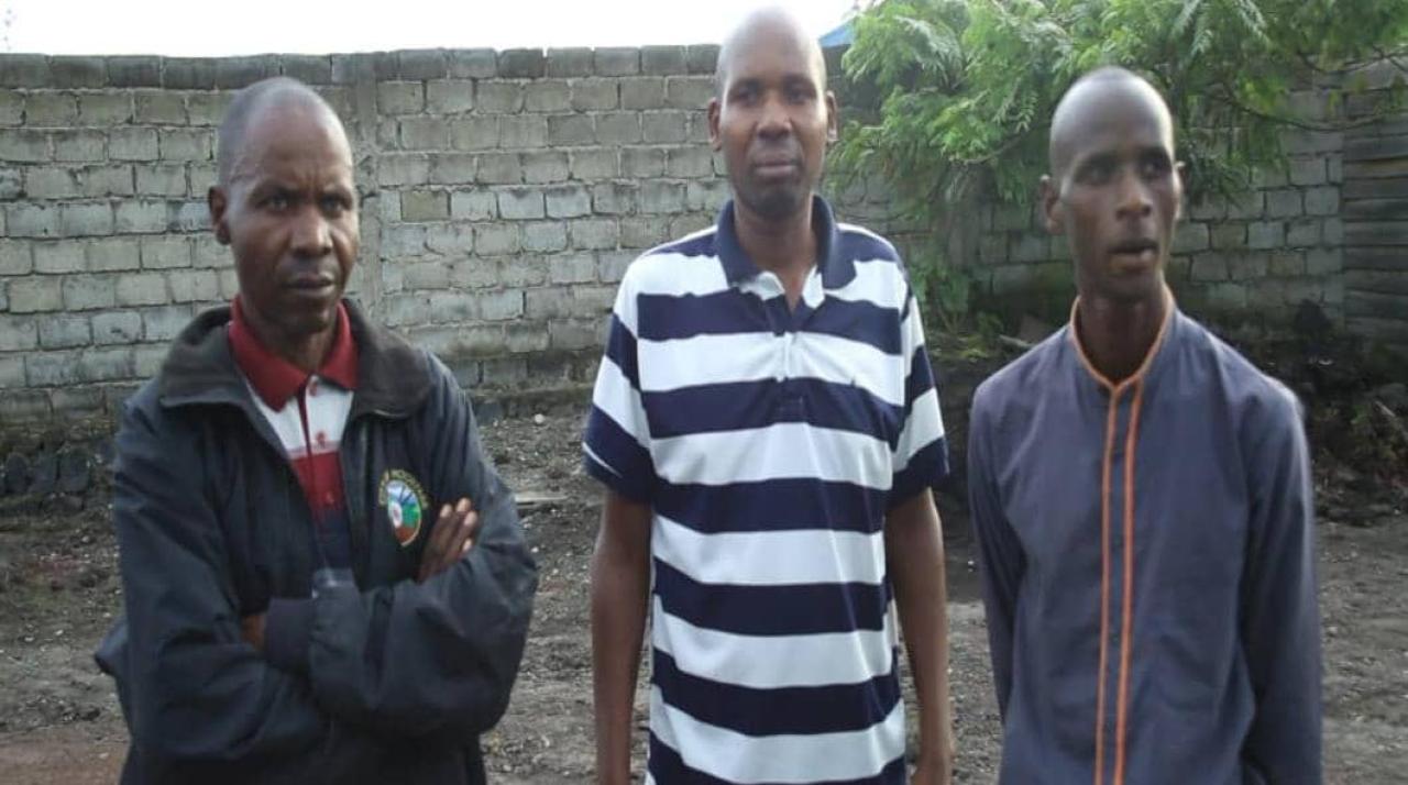 Trois agents recruteurs des M23 arrêtés par le Service de renseignement des FARDC et présenté à la presse ce mardi 21 mars 2023