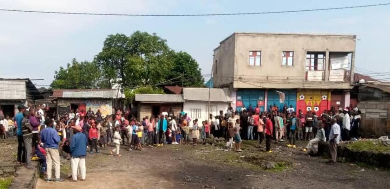 La population de Bugamba 2 dans le territoire de Nyiragongo p [Photo d'illustration]