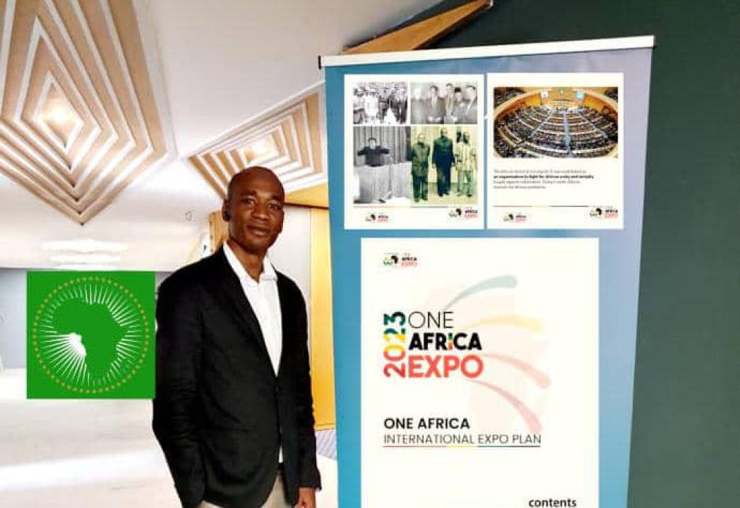 L'artiste visuel Jospin Lohanga