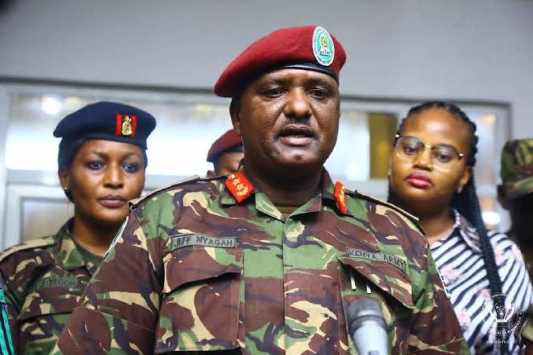 Le général Jeff Nyagah