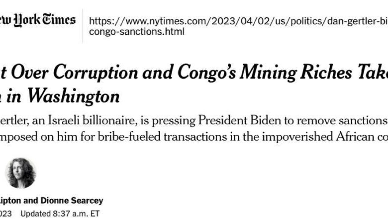 Coupure de presse de New-York Times
