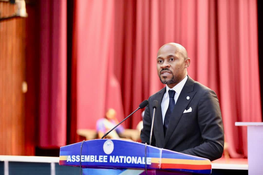 Le ministre des médias, Patrick Muyaya