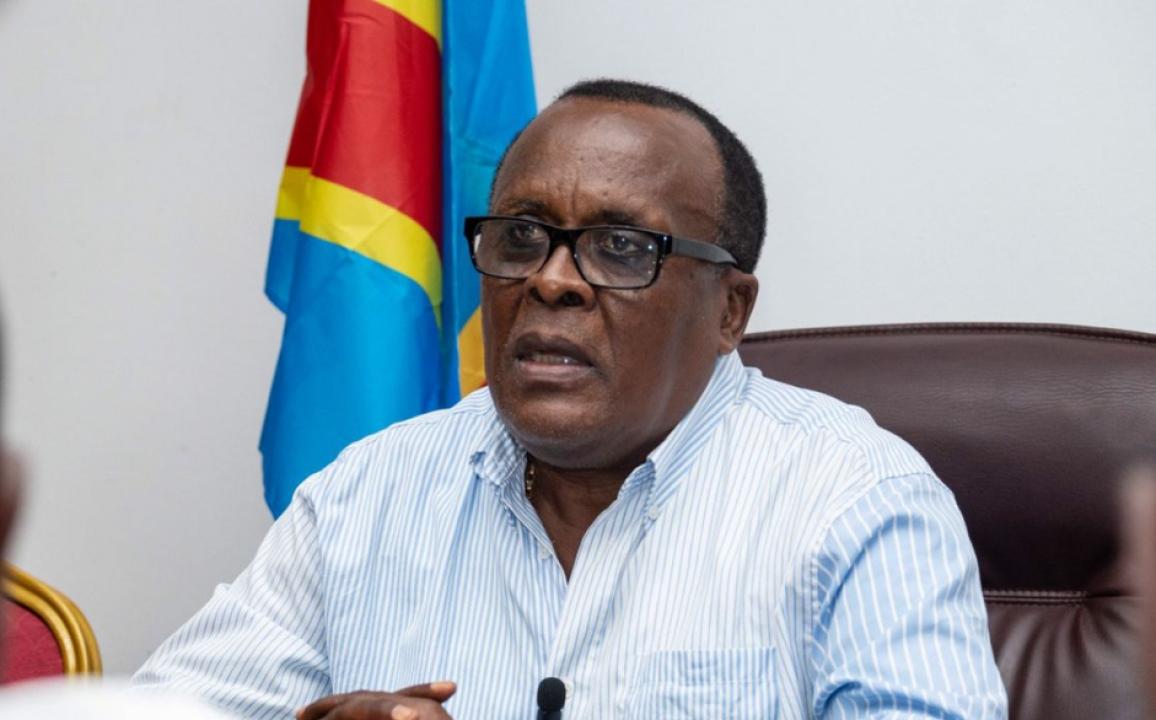 Le ministre des sports et loisirs, Claude-François Kabulo Mwana Kabulo.