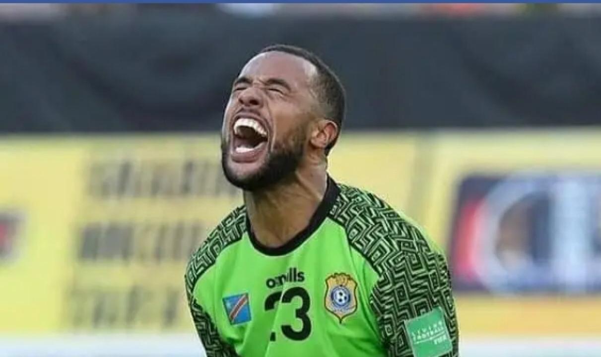 Le portier congolais de l'AC Bellinzona, Joël Kiassumbua.