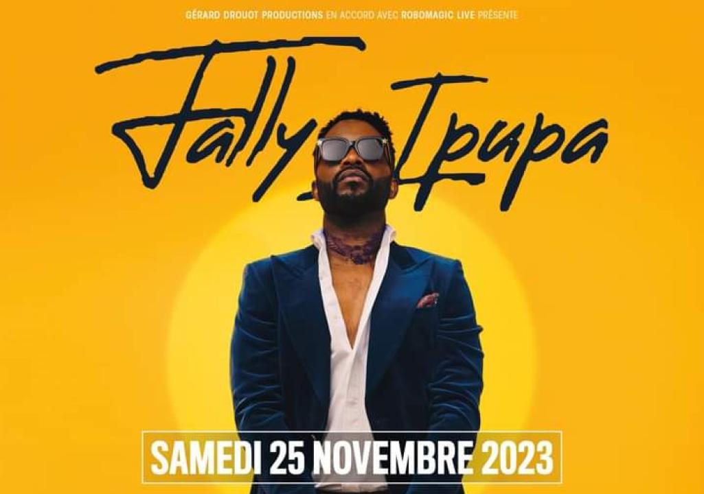 L'affiche du concert de Fally Ipupa à Paris La Défense Arena.