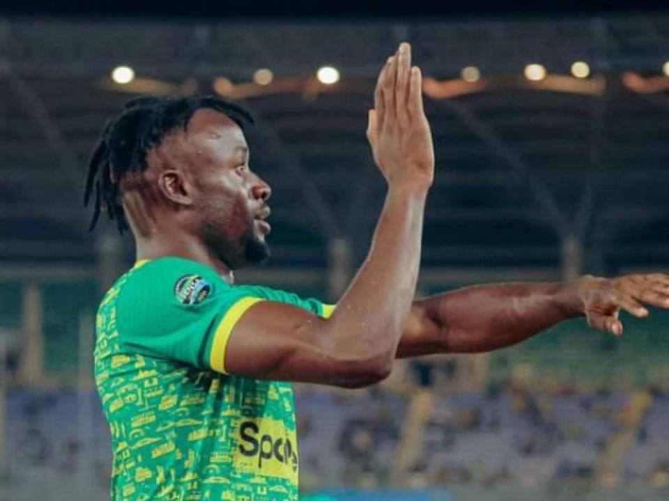 L'attaquant congolais de Young Africans, Fiston Mayele Kalala en pleine célébration d'un but. [Photo d'illustration]