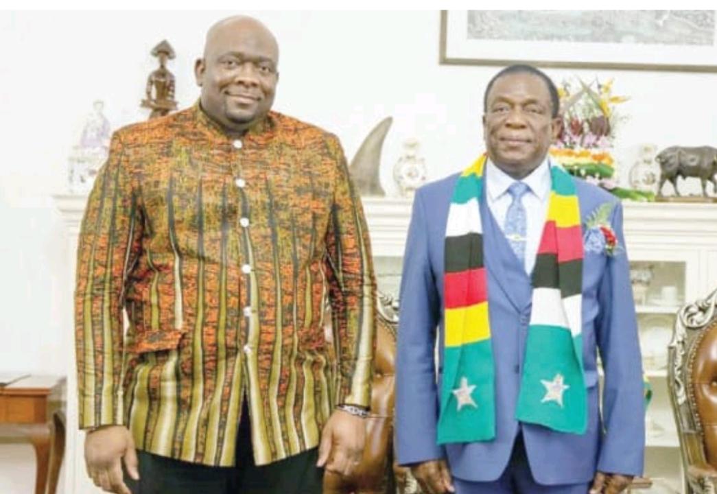 Serge Tshibangu, émissaire du Président Félix Tshisekedi auprès d'Emerson Mnangagwa, président Zimbabwéen