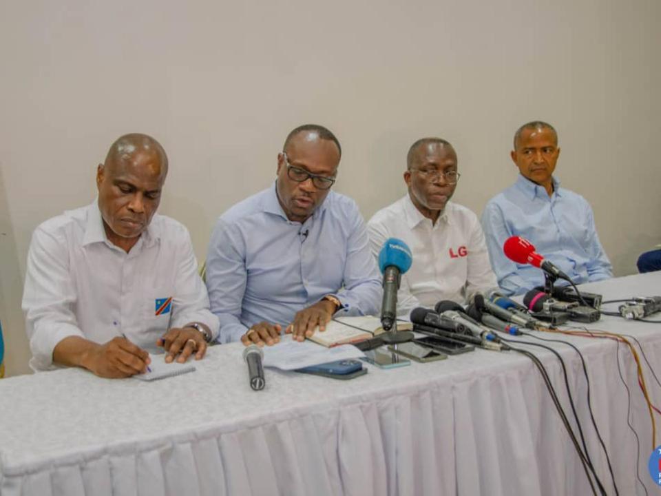 Les quatre leaders de l'Opposition