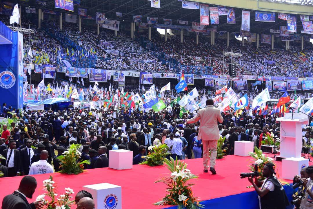 Sortie officielle de l'Union sacrée au Stade des martyrs