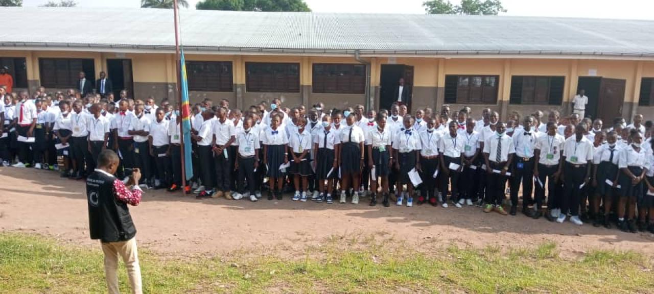 Les élèves finalistes des humanités de Dibumba 1, à Tshikapa