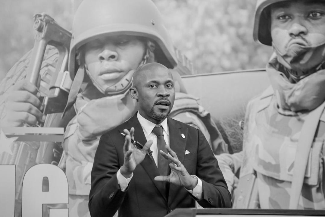 Le ministre de la communication et médias, Patrick Muyaya, porte-parole du gouvernement