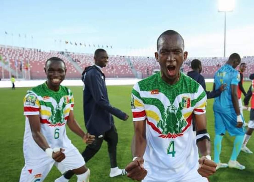 Les joueurs maliens en pleine célébration.