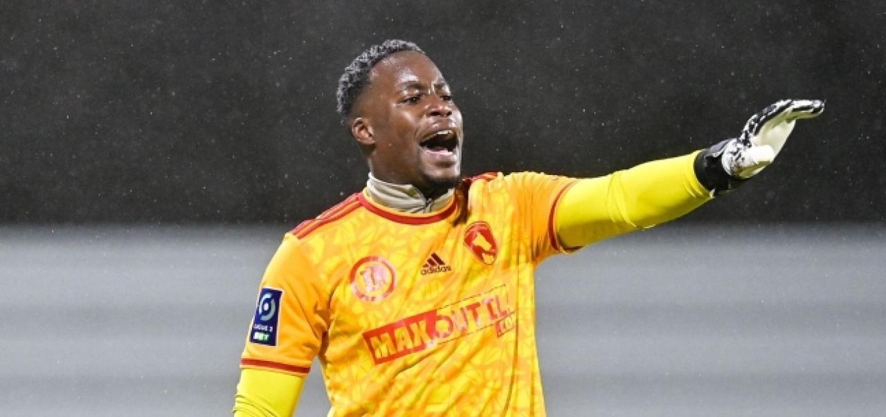 Le portier congolais, Lionel Mpasi sous les couleurs de Rodez AF