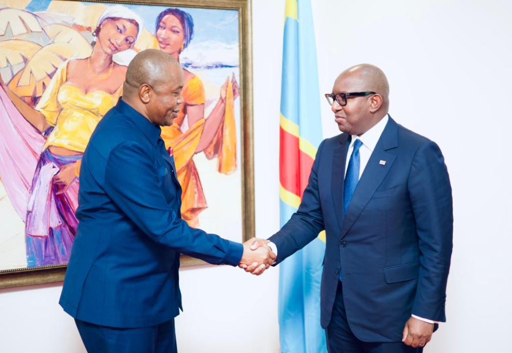 Le Premier Ministre Sama Lukonde rassure le Président de la CENI, Denis Kadima, de l'appui financier du gouvernement