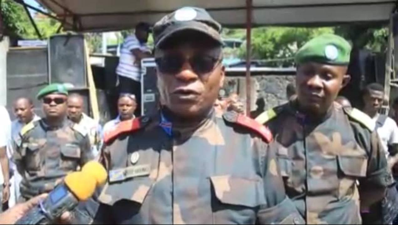Le Général major Bruno Mpezo, commandant de la 34em région militaire [photo d'illustration]