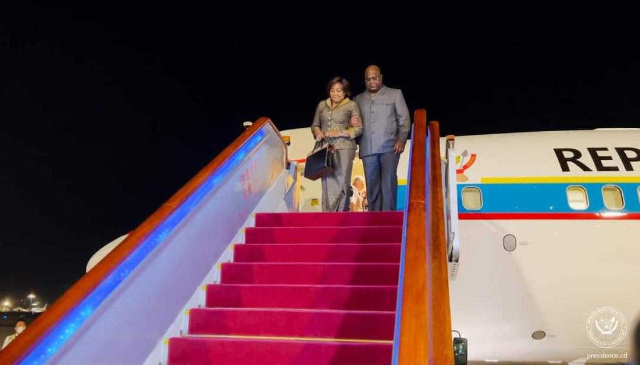 Le couple présidentiel en Chine