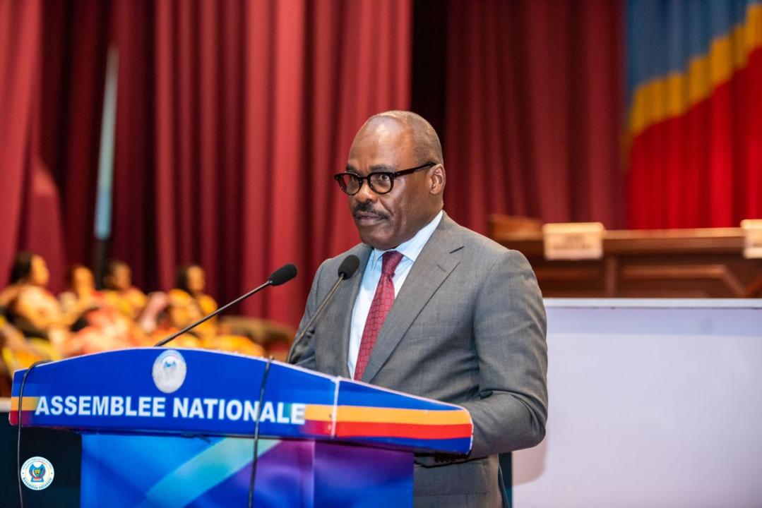 Le ministre des finances, Nicolas Kazadi à l'Assemblée Nationale