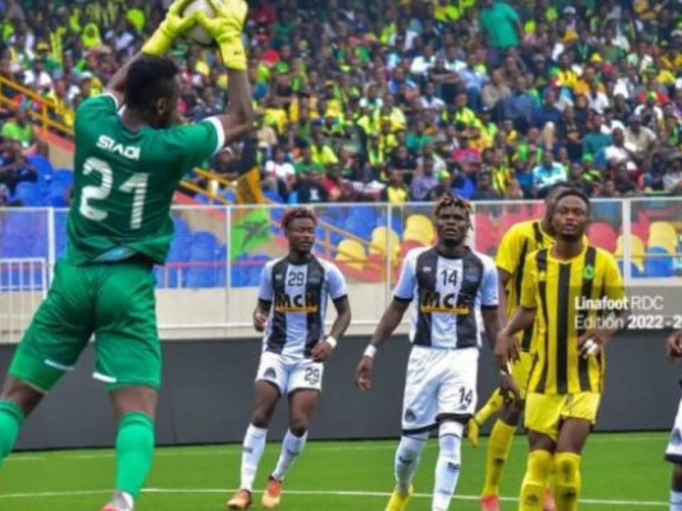 L'affiche VClub-Mazembe au stade des martyrs de Kinshasa. [Photo d'illustration]