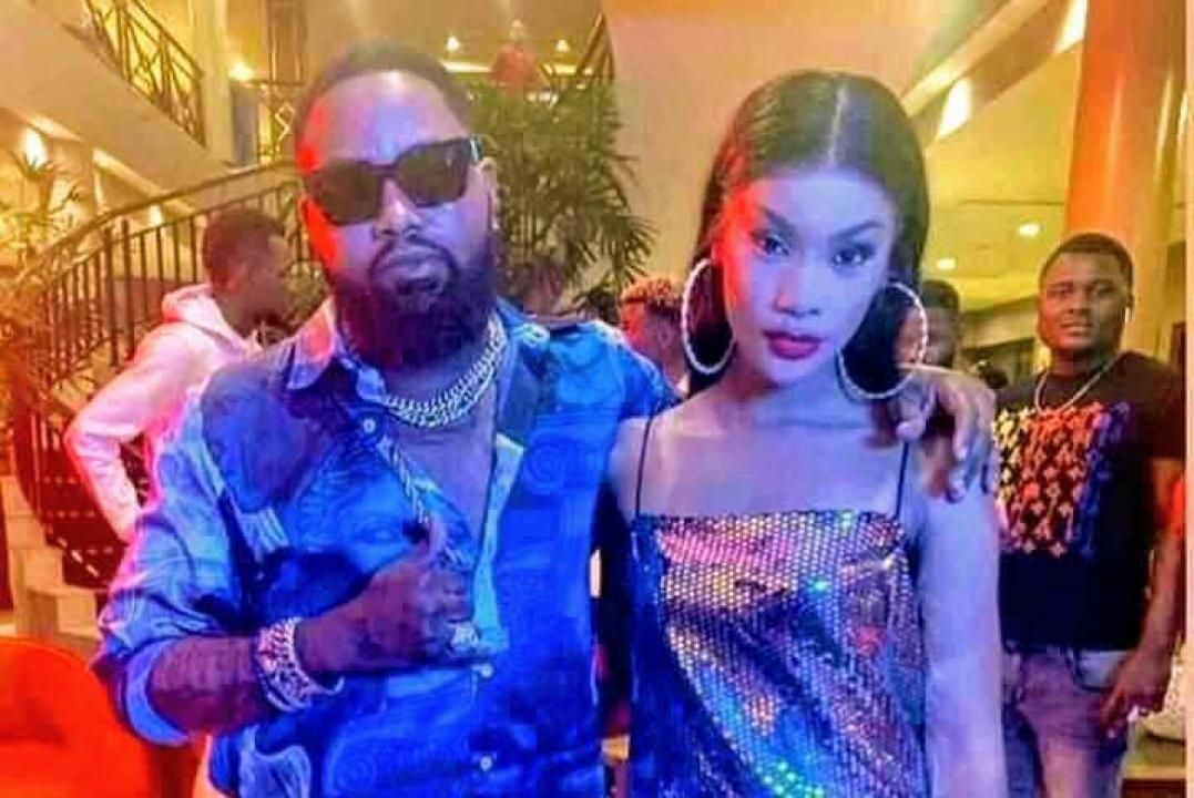 Ferré Gola et Rebo Tchulo lors d'une soirée à Kinshasa.