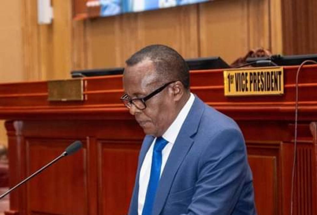 Claude-François Kabulo Mwana Kabulo au Sénat de la RDC.