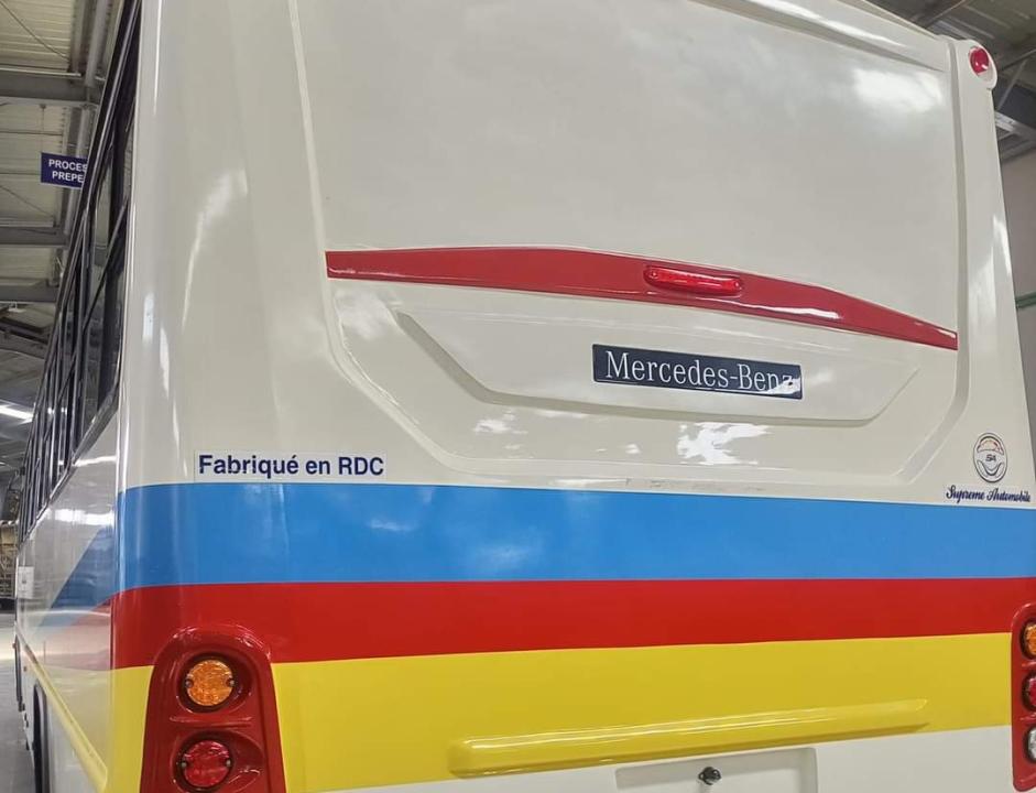 Un bus Mercedes réservé pour le transport en commun en RDC ( TRANSCO)