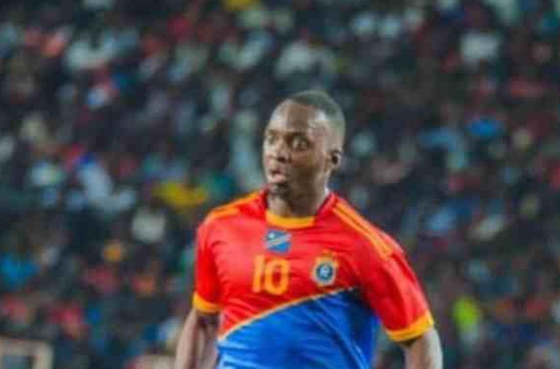 Neeskens Kebano sous les couleurs de la RDC. 