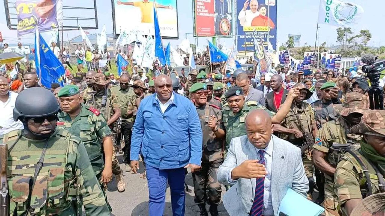 Arrivée du VPM en charge de la défense Jean-Pierre Bemba ce lundi à Goma dans le Nord-Kivu