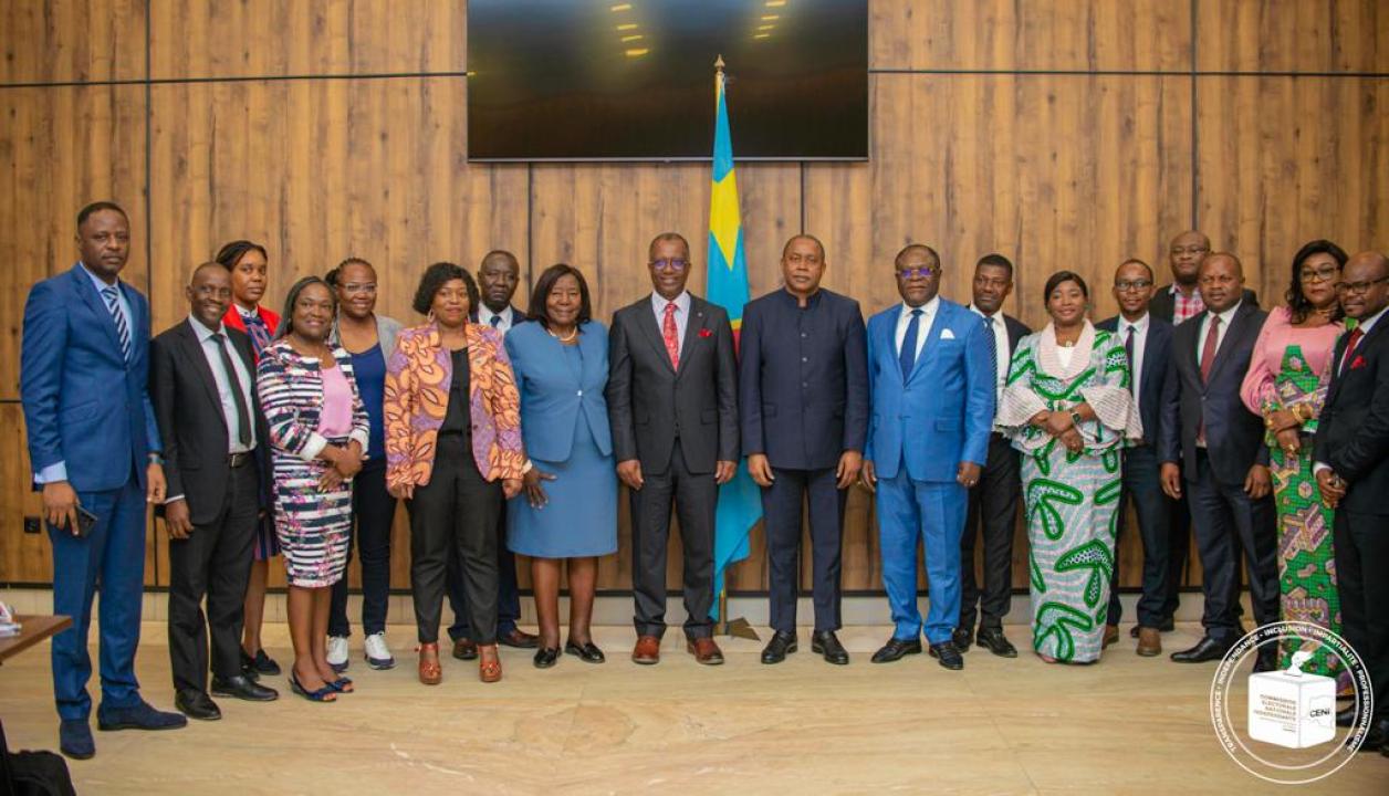 Une mission de la SADC et les membres du bureau de la CENI à Kinshasa