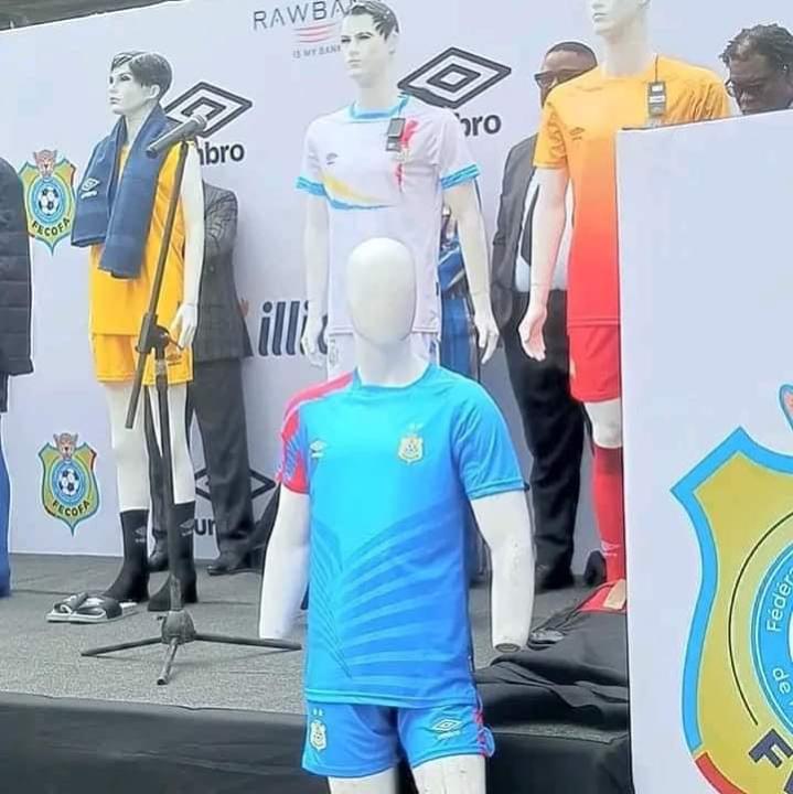 Les nouveaux maillots des Léopards de la RDC.