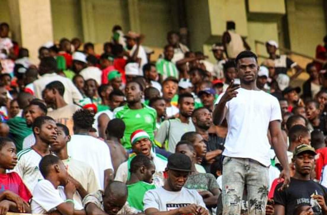 Les supporters du DCMP au stade des martyrs de Kinshasa. [Photo d'illustration]