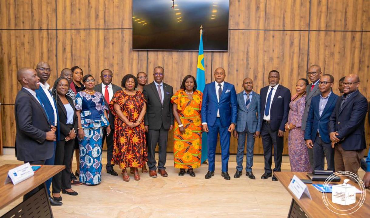 Les membres du Forum des Commissions Électorales de la SADC et les membres de la CENI