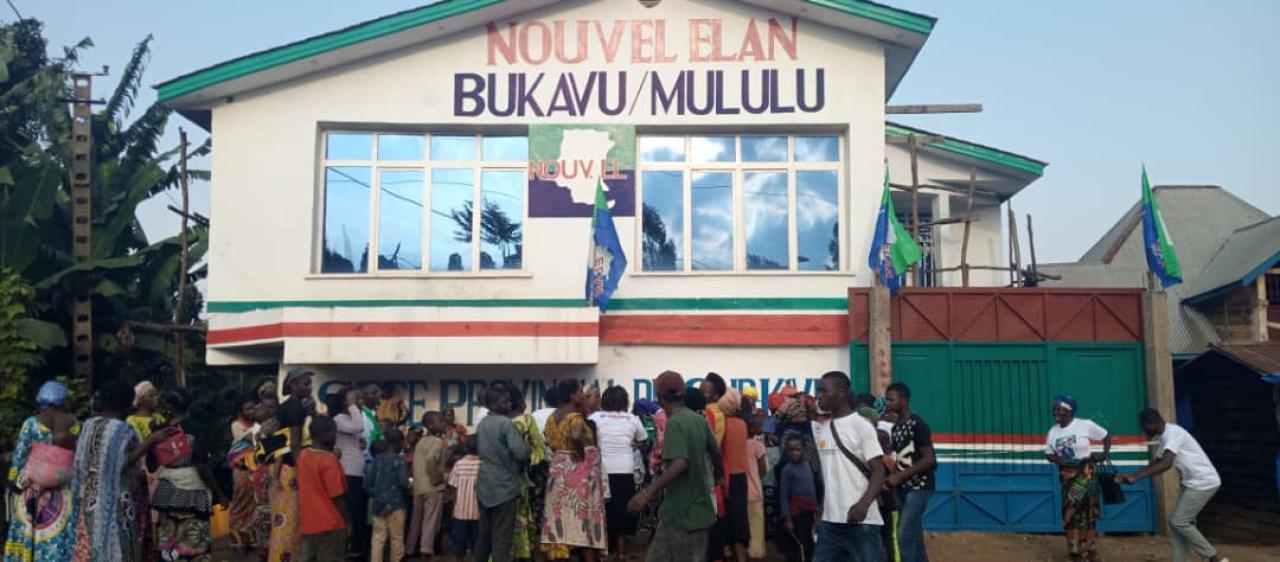 L'inauguration du siège de Nouvel Élan d'Adolphe Muzito à Bukavu dans le Sud -Kivu
