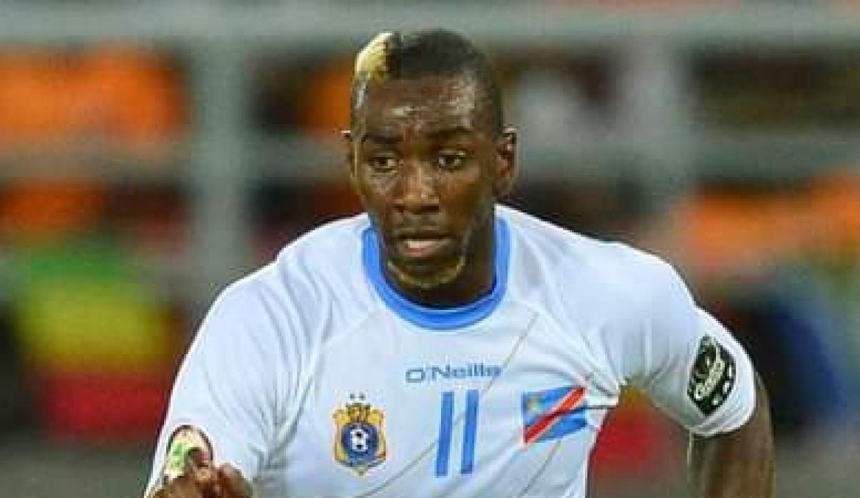 Yannick Bolasie sous les couleurs des Léopards de la RDC. 