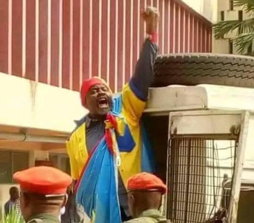 L'arrivée de Franck Diongo président de MLP à la Cour suprême de justice en 2018.