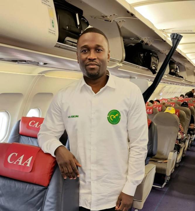 Seth Kikuni en partance pour Mbandaka