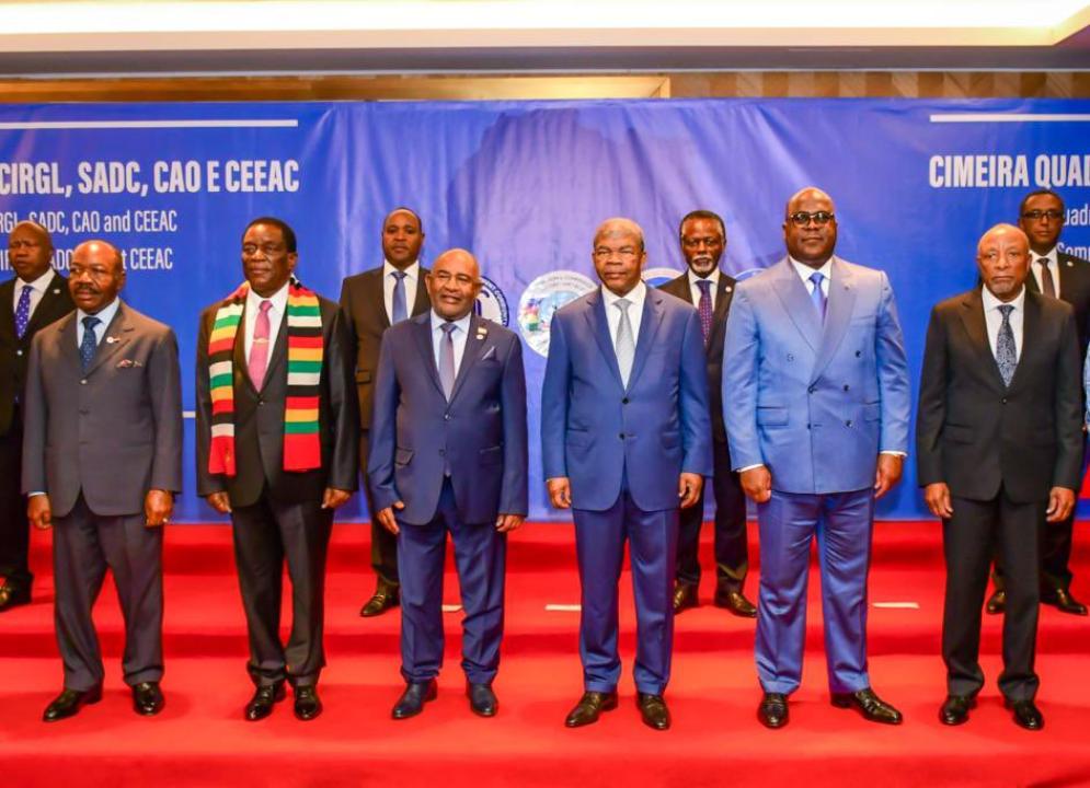Le président Félix Tshisekedi au sommet quadripartite de Luanda en Angola.
