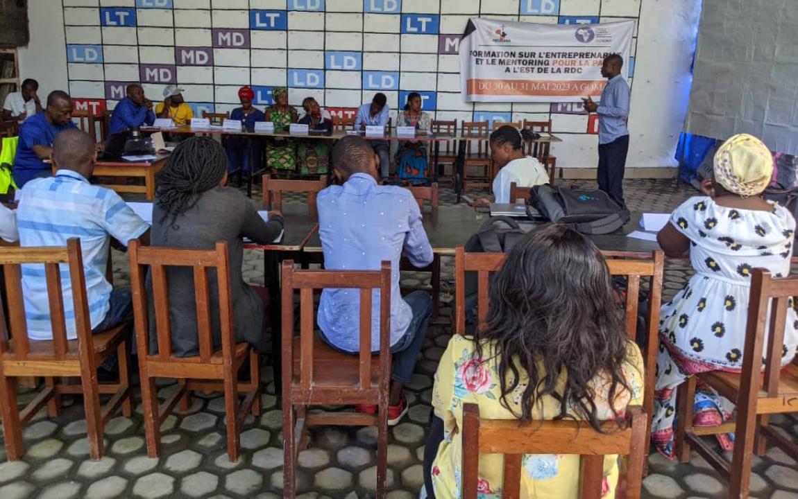 Clôture de la formation organisée par l'OJCAD à Goma pour les jeunes sur l'entrepreneuriat