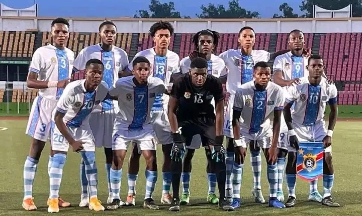 L'équipe nationale U20 de la RDC. 