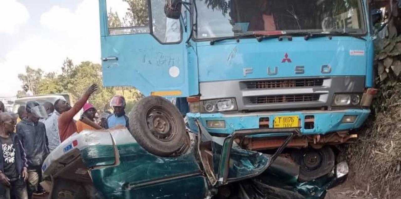 Accident à Bukavu.