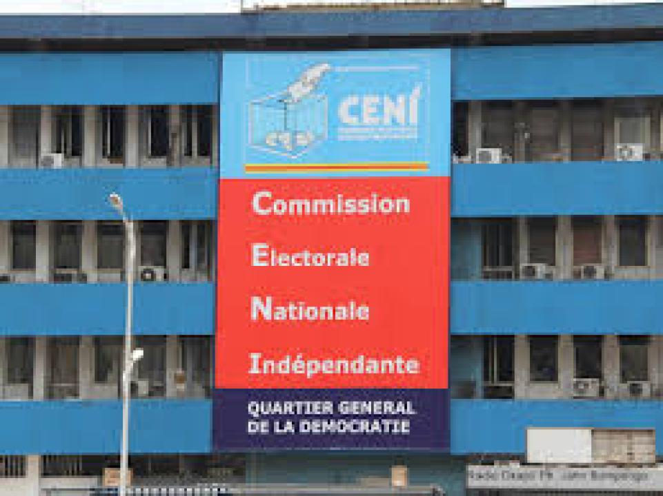 Bâtiment de la CENI à Gombe ( Kinshasa).