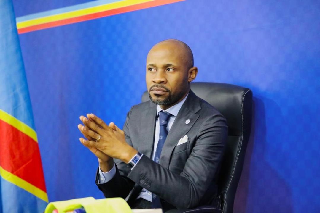 Le ministre des médias Patrick Muyaya