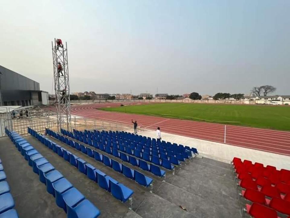 Le terrain annexe du stade des martyrs. 