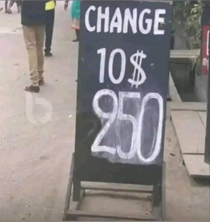 Tableau Change à Kinshasa 