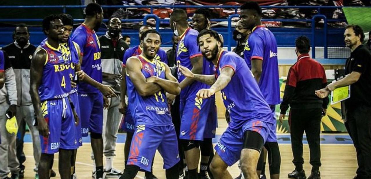 Les Léopards messieurs basket de la RDC.