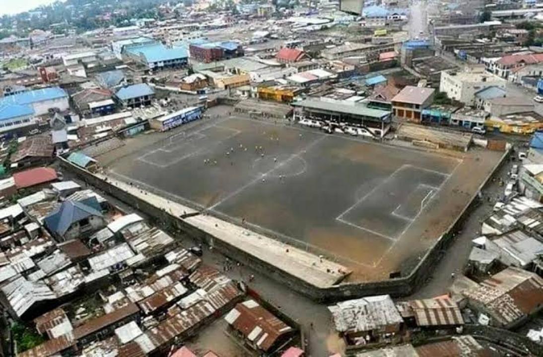 Le stade les volcans à Goma.