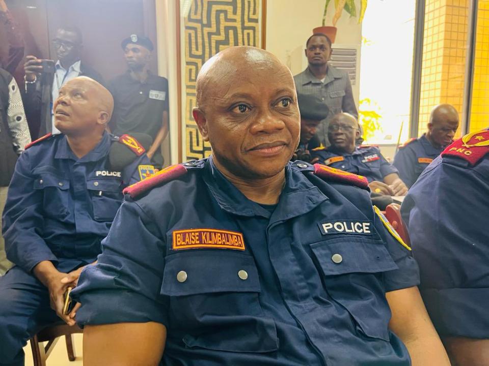 Le nouveau commandant de la Police de Kinshasa, Général Blaise Kilimbalimba