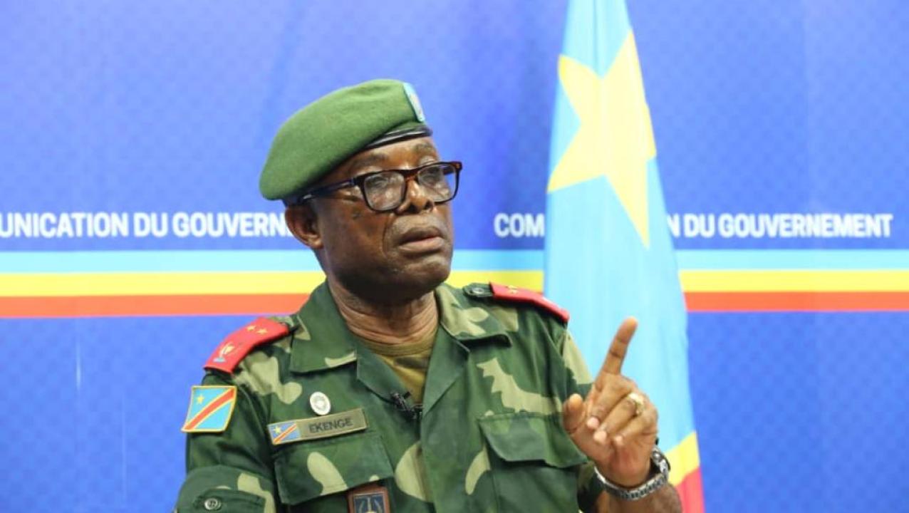 Le porte-parole des FARDC, le Général Major Sylvain Ekenge.